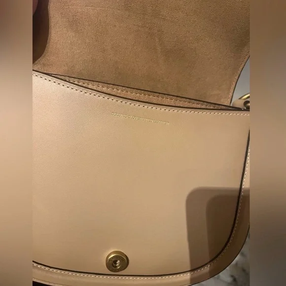Coach Tan Crossbody Bag with Gold Hardware - Picture 2 of 4